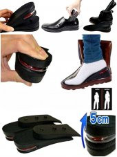 Hava Yastıklı Boy Uzatıcı Ayak Tabanlık Boy Uzatan Gizli Topuk 5 Cm Ayakkabı Platform Dolgu Yükselt - 1