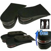 Hava Yastıklı Boy Uzatıcı Ayak Tabanlık Boy Uzatan Gizli Topuk 5 Cm Ayakkabı Platform Dolgu Yükselt - 2