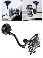 Vantuzlu Araç İçi Telefon Tutucu Tutacağı Navigasyon Cama Takılan Araba Vakumlu Telefon Tutucu - 1