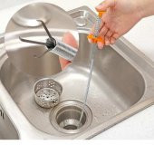 Lavabo Açıcı Esnek Lavabo Tıkanıklık Açıcı Tel Lavabo Açma Teli Pratik Lavabo Açıcı Tut Yakala - 1
