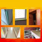 2 Metre Sarmal Krem Masa Kenar Koruyucu 1 Adet Şerit Masa Köşe Aparatı Bebek Cam Ahşap Kenar Koruma - 3