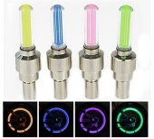 2 ADET PEMBE Işıklı Sibop Kapağı Fotosel Ve Hareket Sensörlü Bisiklet Jant Işığı Araç Sibop Işığı thumbnail 3