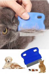 Kedi Köpek Bit ve Pire Tarağı Evcil Hayvan Tarağı Kedi Köpek Temizleme Bakım Tarağı - 1