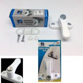 10 Adet Çelik Pvc Kapı Pencere Emniyet Kilit Pimapen Kilidi Bebek Çocuk Güvenlik Kiliti Düğmeli - 1