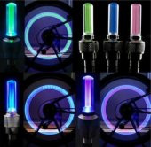 2 ADET PEMBE Işıklı Sibop Kapağı Fotosel Ve Hareket Sensörlü Bisiklet Jant Işığı Araç Sibop Işığı thumbnail 4