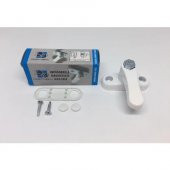 5 Adet Çelik Pvc Kapı Pencere Emniyet Kilit Pimapen Kilidi Bebek Çocuk Güvenlik Kiliti Düğmeli - 2