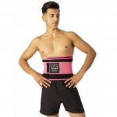 Termal Sauna Terleme Korsesi Bel inceltme Yağ Yakma Terleme Kemer Spor Kemeri Bel Egitmen Kemeri PEMBE RENK - 5