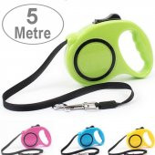 5 Metre Otomatik Makaralı Köpek Gezdirme Tasması Köpek Yürüyüş Aparatı Yürütme Kayış Kedi Köpek Tas - 1