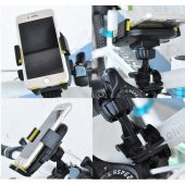 Bisiklet Motosiklet Telefon Tutucu, 360 derece Dönebilen Tutacak,  Motorsiklet Telefon Tutucu - 4