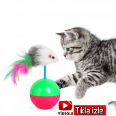 Kedi Oyuncağı Kedi Oyun Topu Fareli Hacı Yatmaz Evcil Hayvan Oyuncağı Evcil Hayvan Oyun Topu - 8