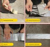 5mtX10cm Süper Güçlü Su Sızdırmaz Çamur Bant Tamir Çatlak Tadilat Çatlak Boru Bandı - 3