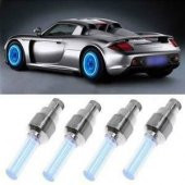 2 ADET PEMBE Işıklı Sibop Kapağı Fotosel Ve Hareket Sensörlü Bisiklet Jant Işığı Araç Sibop Işığı thumbnail 6