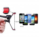 Akrobat Telefon Tutucu Spiral Gövdeli Oynar Başlıklı Kıskaçlı Masaüstü Telefon Tutucu İpad Tutucu - 2