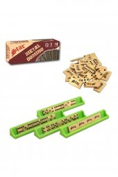Star Domino Zamak Büyük Boy Domino Oyun Seti Metal Domino Taşı Seti Metal 1. Kalite Metal Domino - 2