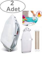 Ütü Altı Ütü Tabanlık Yanmaz Yapışmaz Parlama Yapmaz 2 Adet 1. Kalite Ütü Altlık Teflon Ütü Altı - 1