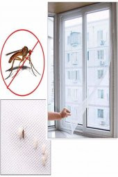 Pencere Sinekliği Pencere Sineklik Cırt Bantlı 150x130 Cm - 1