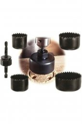 16 Parça Panç Seti Ahşap Kartonpiyer Sunta Alçıpan Delici Testere Takımı Profesyonel Buat Açma Seti - 5