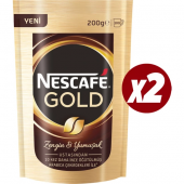 Nescafe Gold Hazır Kahve 200 gr x 2'li - 1