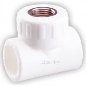 25X3/4" PPRC BEYAZ İÇ DİŞLİ TE ( 5 ADET ) - 1