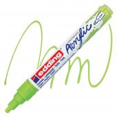 Edding 5100 Akrilik Markör 2-3mm Yuvarlak Uç Pastel Yeşi̇l - 2