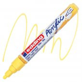 Edding 5100 Akrilik Markör 2-3mm Yuvarlak Uç Pastel Sarı - 2