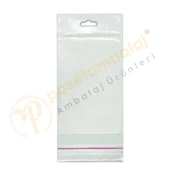 5x25 cm (Kapalı Hali 5x15 cm) 100 Adet Askılı Poşet - Meksika Şapkalı - 3