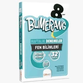 Günay 8.Sınıf Bumerang Fen Bilimleri Haftalık Denemeler - 1