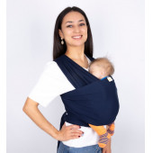 Bebek Sling Kanguru Lacivert Esnek Wrap Sling Bebek Taşıma Şalı Birinci Sınıf Pamuk Sling - 1