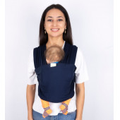 Bebek Sling Kanguru Lacivert Esnek Wrap Sling Bebek Taşıma Şalı Birinci Sınıf Pamuk Sling - 2