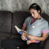 Bebek Sling Kanguru Esnek Wrap Sling Bebek Taşıma Şalı - 3