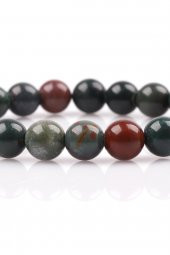 Kan Taşı Doğal Taş Bileklik 8 mm Küre Kesim thumbnail 2