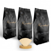 Kocatep Filtre Kahve 3 x 500 gr (Folyo Filtre Kağıdı Hediye) - 1