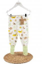 Organik Unisex Bebek Çoraplı Tek alt - 1