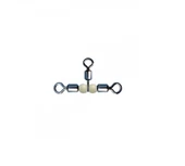 Fırdöndü Rolling Swivel Crossline Pear Beads 3lü Boncuklu - 2