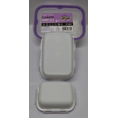 ÜÇSAN PLASTİK / 3 LÜ LÜX YAN KİLİTLİ DİKDÖRGEN SAKLAMA KABI / UZUNLUK 21 _ 28 _ 12 CM GENİŞLİK 15 _ 12 _ 9 CM DERİNLİK 9 _ 7 _ 6 / 2 LT_ 1 _ LT _ 0 45 LT - 2