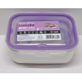 ÜÇSAN PLASTİK / 3 LÜ LÜX YAN KİLİTLİ DİKDÖRGEN SAKLAMA KABI / UZUNLUK 21 _ 28 _ 12 CM GENİŞLİK 15 _ 12 _ 9 CM DERİNLİK 9 _ 7 _ 6 / 2 LT_ 1 _ LT _ 0 45 LT - 6