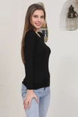 Irk Bisiklet Yaka Penye Kadın Body 84 - 6