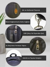 NPO TRV02 Travela Geneşleyeblir Notebook ve Seyahat Sırt Çantası 17" - Siyah - 3