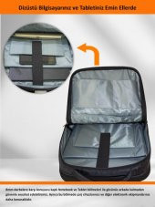 NPO TRV02 Travela Geneşleyeblir Notebook ve Seyahat Sırt Çantası 17" - Siyah - 4