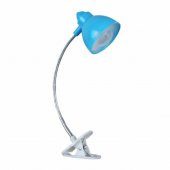 Kitap Okuma Lambası Mandallı Çok Fonksiyonlu Led Masa Gece Lambası Mavi - 1