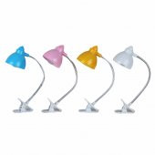 Kitap Okuma Lambası Mandallı Çok Fonksiyonlu Led Masa Gece Lambası Mavi - 3