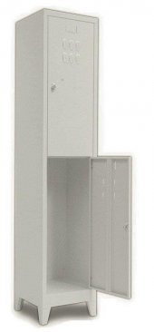 Metal Şantiye Soyunma Odası 2 Kapılı Ekonomik Elbise Dolabı - 1
