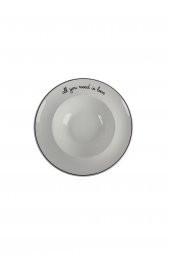 Porland Hope Çukur 1li Tabak 26cm 04LFH000427 - 2