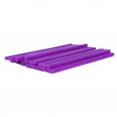 11mm Kalın Mum Sıcak Silikon Çubuk Kalın Lila- 10lu Paket - 3