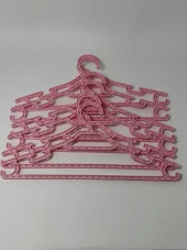 6'lı Çocuk Elbise Askısı Pembe Bebek Kıyafet  Askısı 30*15 cm thumbnail 1