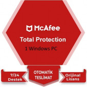 McAfee Total Protection 2021 Antivirüs 1 PC / 2 YIL - 1