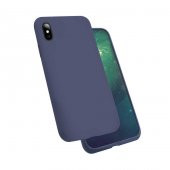 Apple iPhone XS Max Kılıf Zore Silk Kadife İç Yüzey Silikon Kılıf - 5