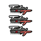 Honda Today Uyumlu Sticker Setı 3 Adet - 1