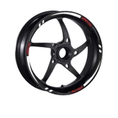 Honda Beyaz I Reflektör Baskı Pcx Uyumlu 1 Set Jant Şeridi thumbnail 2