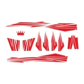 Kırmızı Cup Sticker Seti - 1